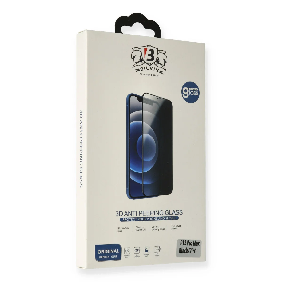 iPhone 14 Pro Bilvis Hayalet Cam Ekran Koruyucu
