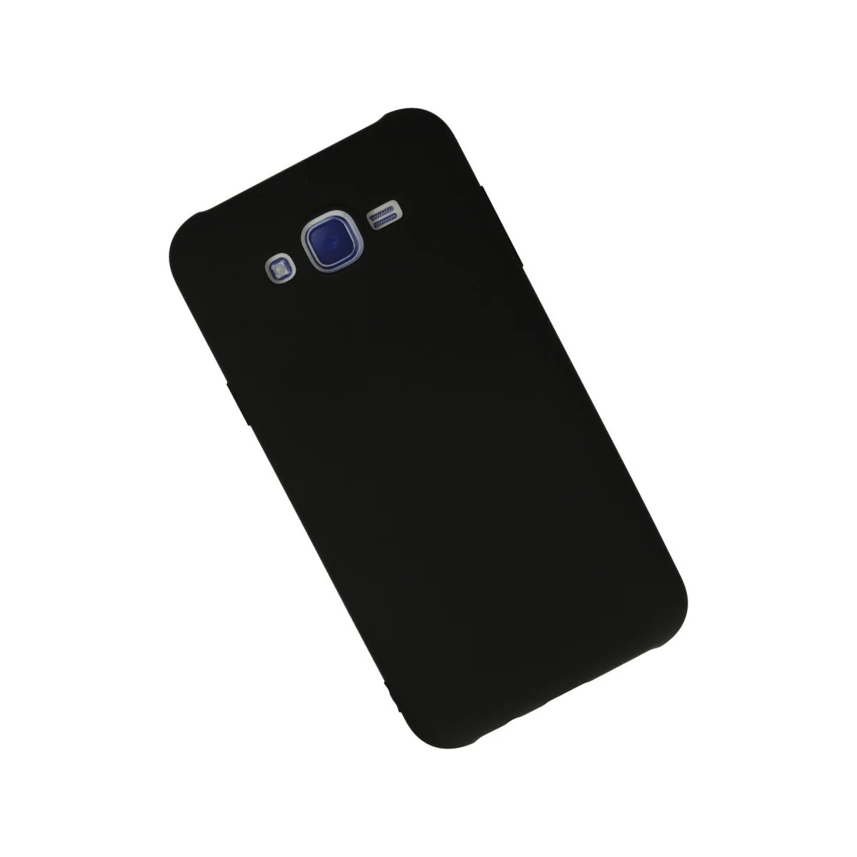Galaxy J7 Kılıf Nano içi Kadife Silikon - Siyah