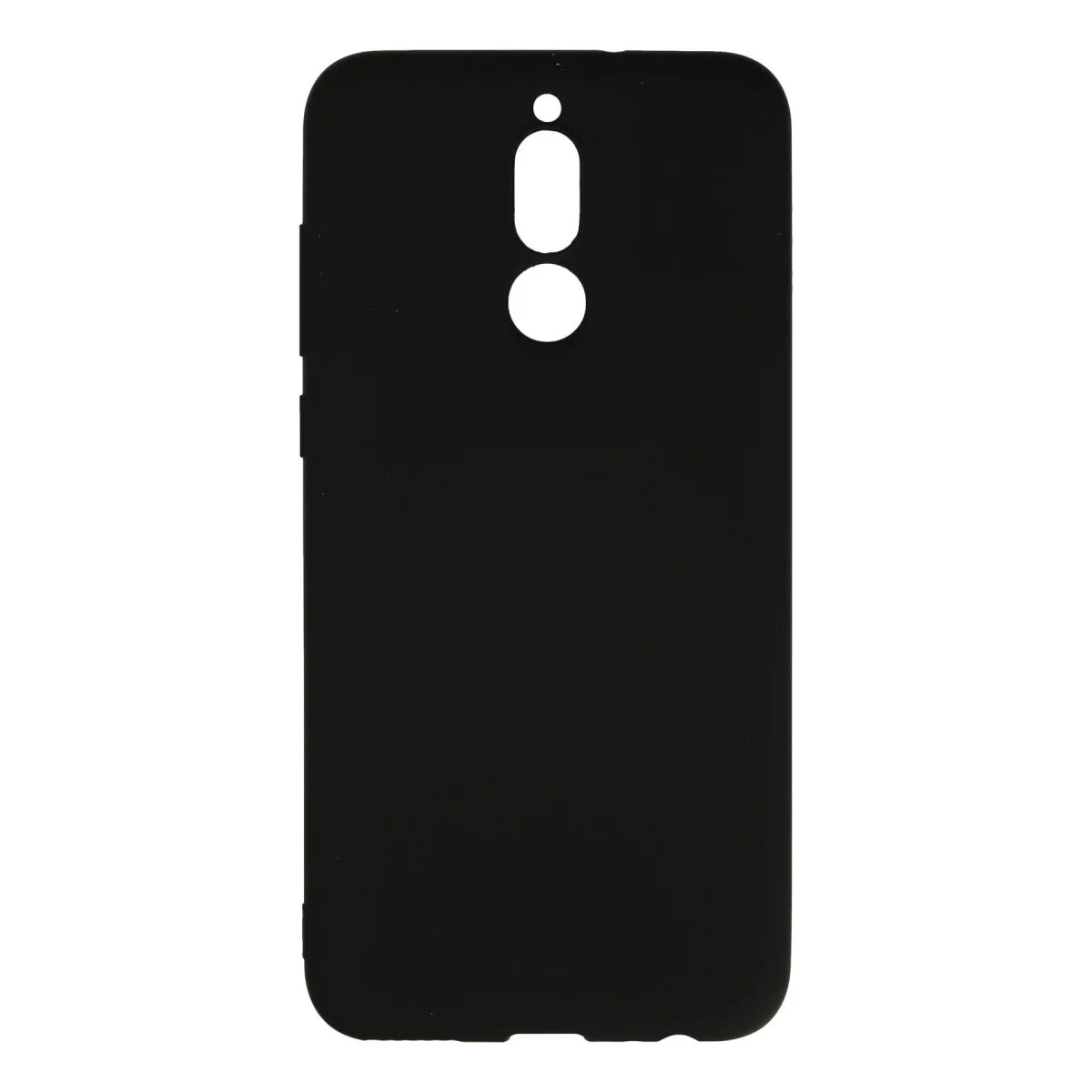 Mate 10 Lite Kılıf Nano içi Kadife Silikon - Siyah