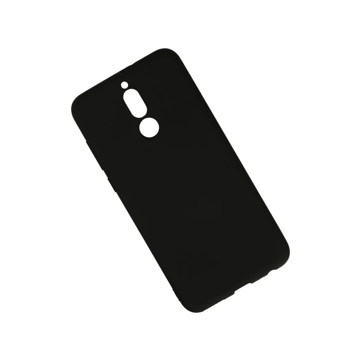 Mate 10 Lite Kılıf Nano içi Kadife Silikon - Siyah