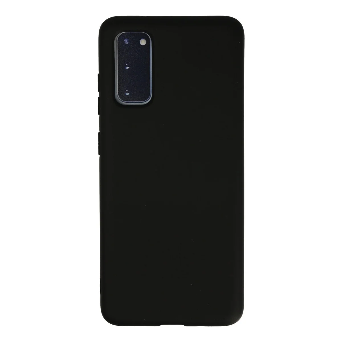 Galaxy S20 Kılıf Nano içi Kadife Silikon - Siyah