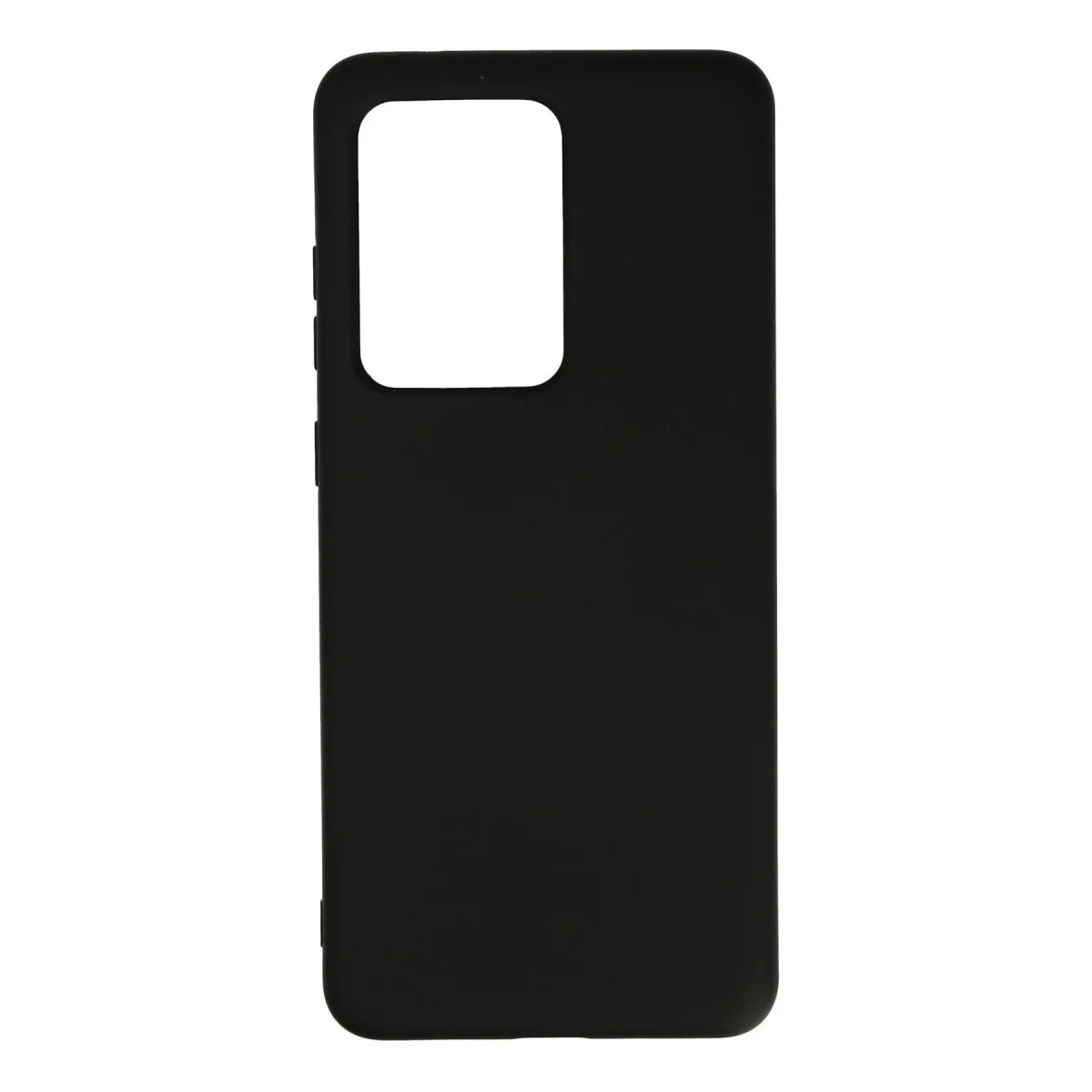 Galaxy S20 Ultra Kılıf Nano içi Kadife Silikon - Siyah