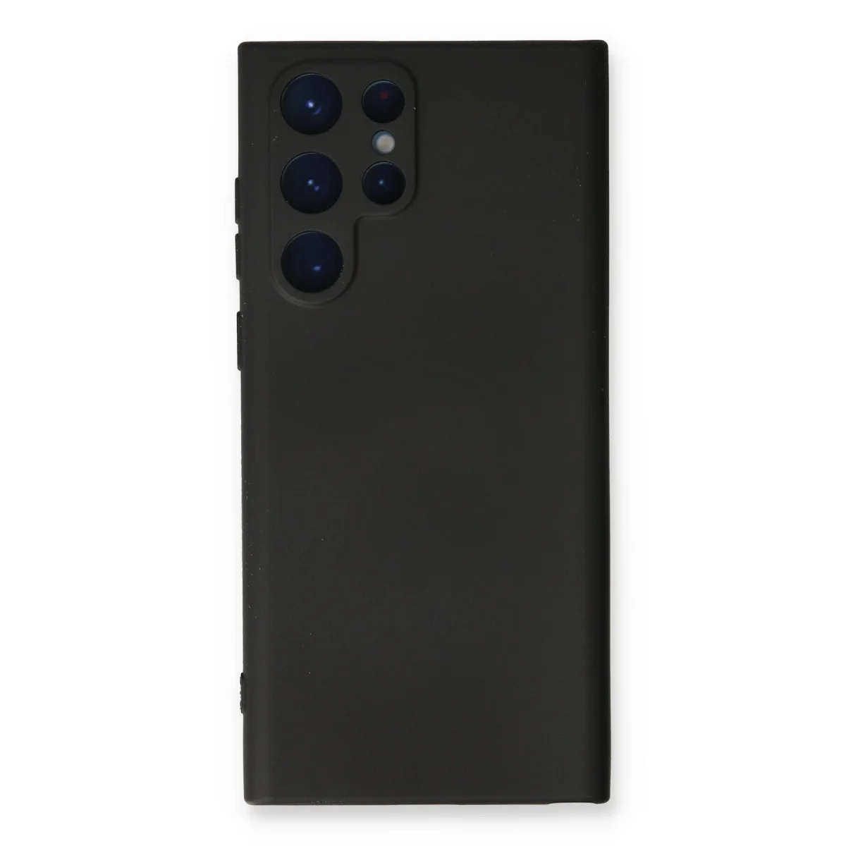 Galaxy S23 Ultra Kılıf Nano içi Kadife Silikon - Siyah