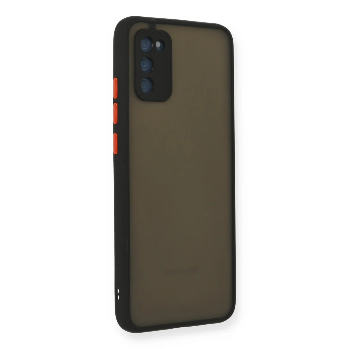 Galaxy A03S Kılıf Montreal Silikon Kapak - Siyah