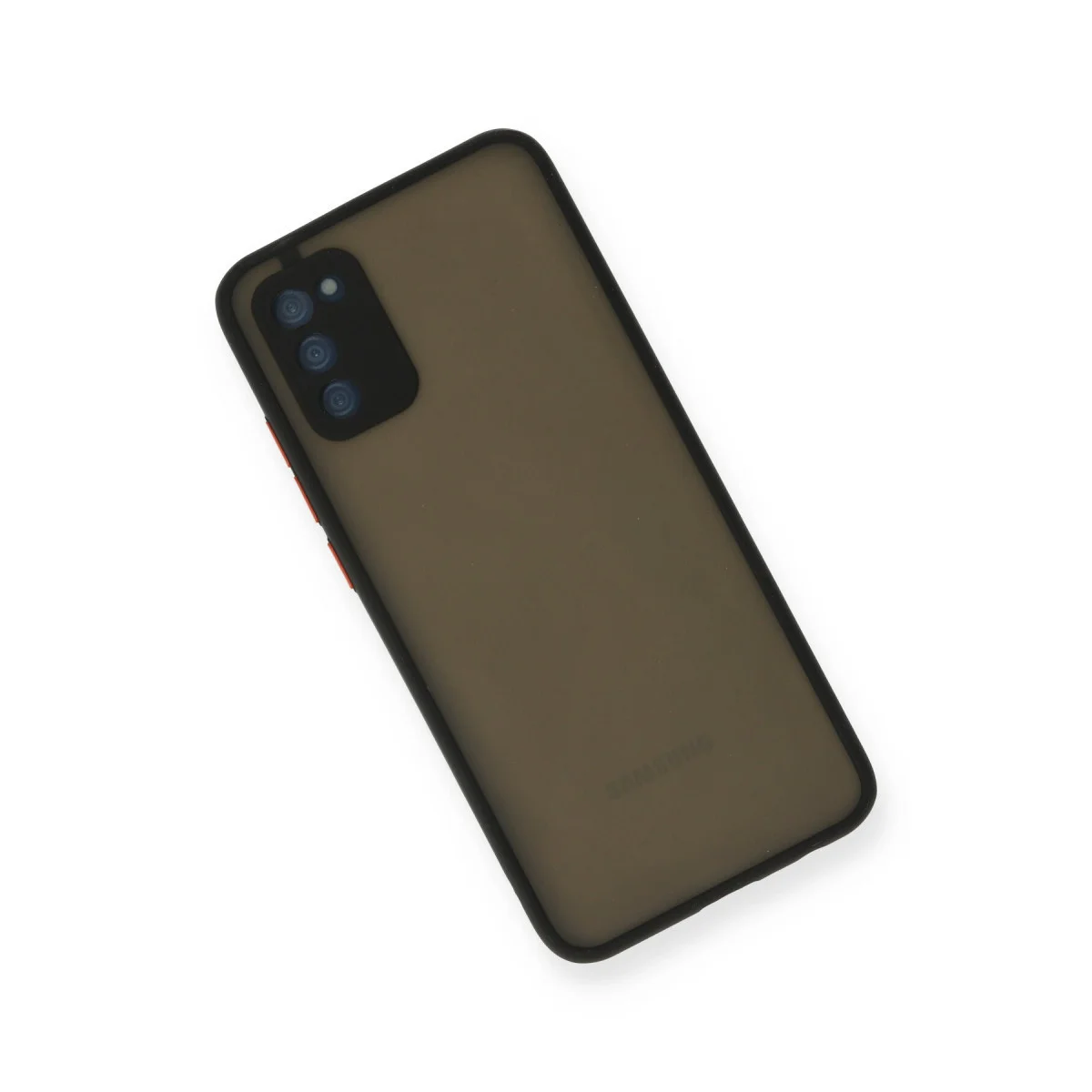 Galaxy A03S Kılıf Montreal Silikon Kapak - Siyah