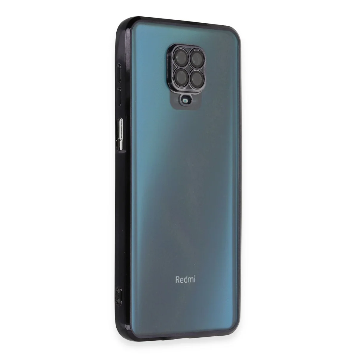 Redmi Note 9 Pro Kılıf Razer Lensli Silikon - Siyah