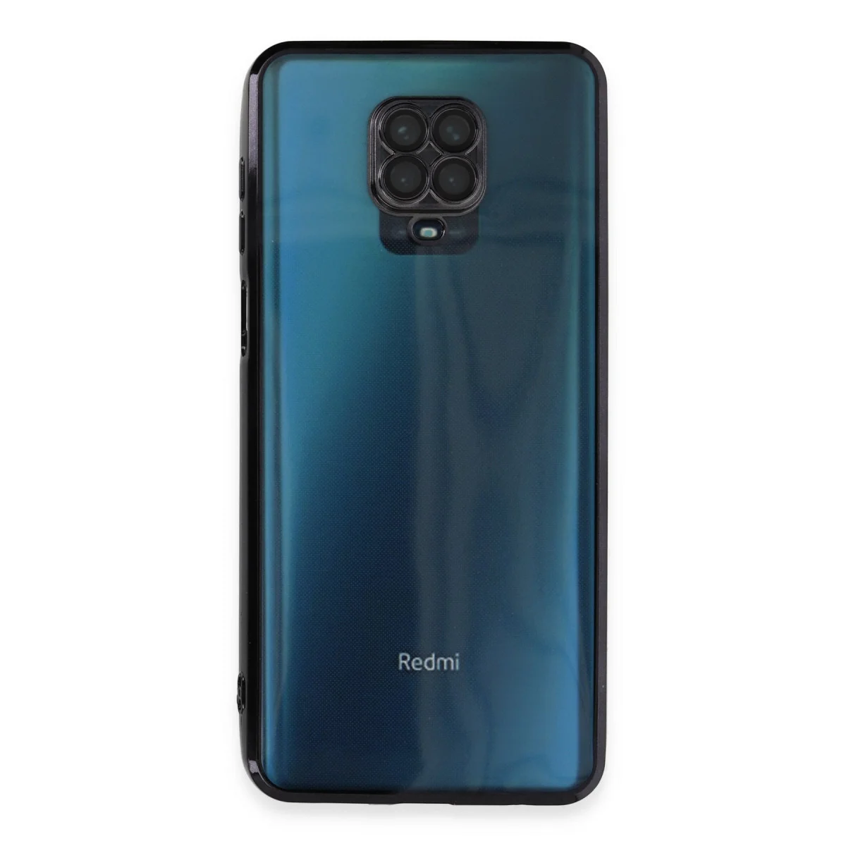 Redmi Note 9 Pro Kılıf Razer Lensli Silikon - Siyah