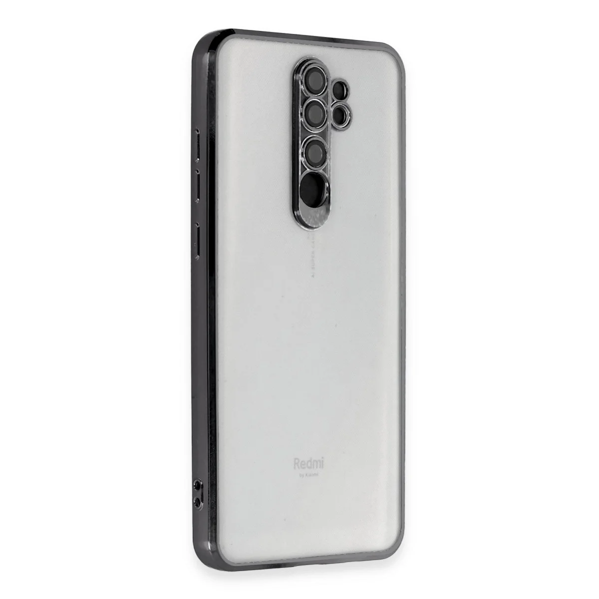 Redmi Note 8 Pro Kılıf Razer Lensli Silikon - Siyah