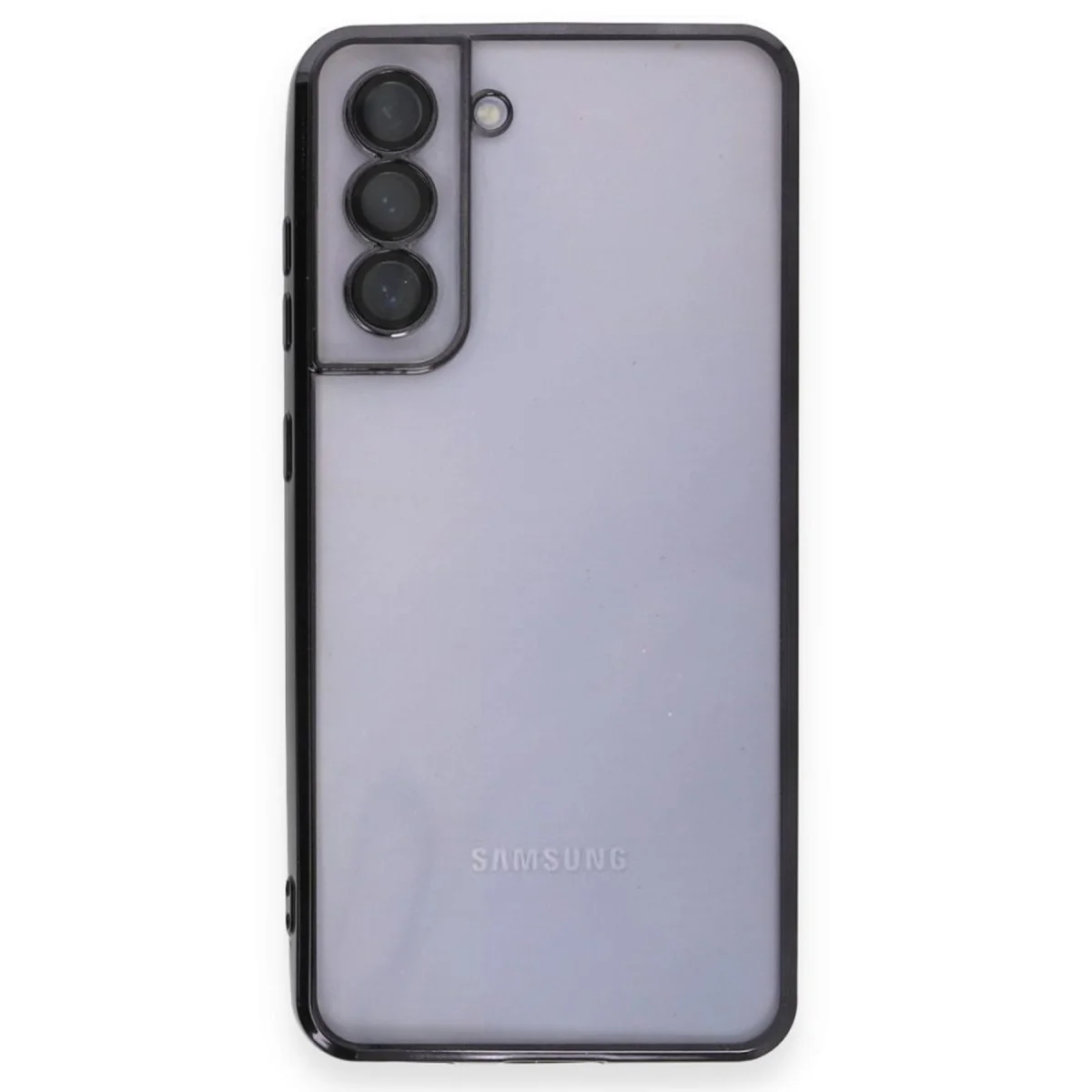 Galaxy S21 FE Kılıf Razer Lensli Silikon - Siyah