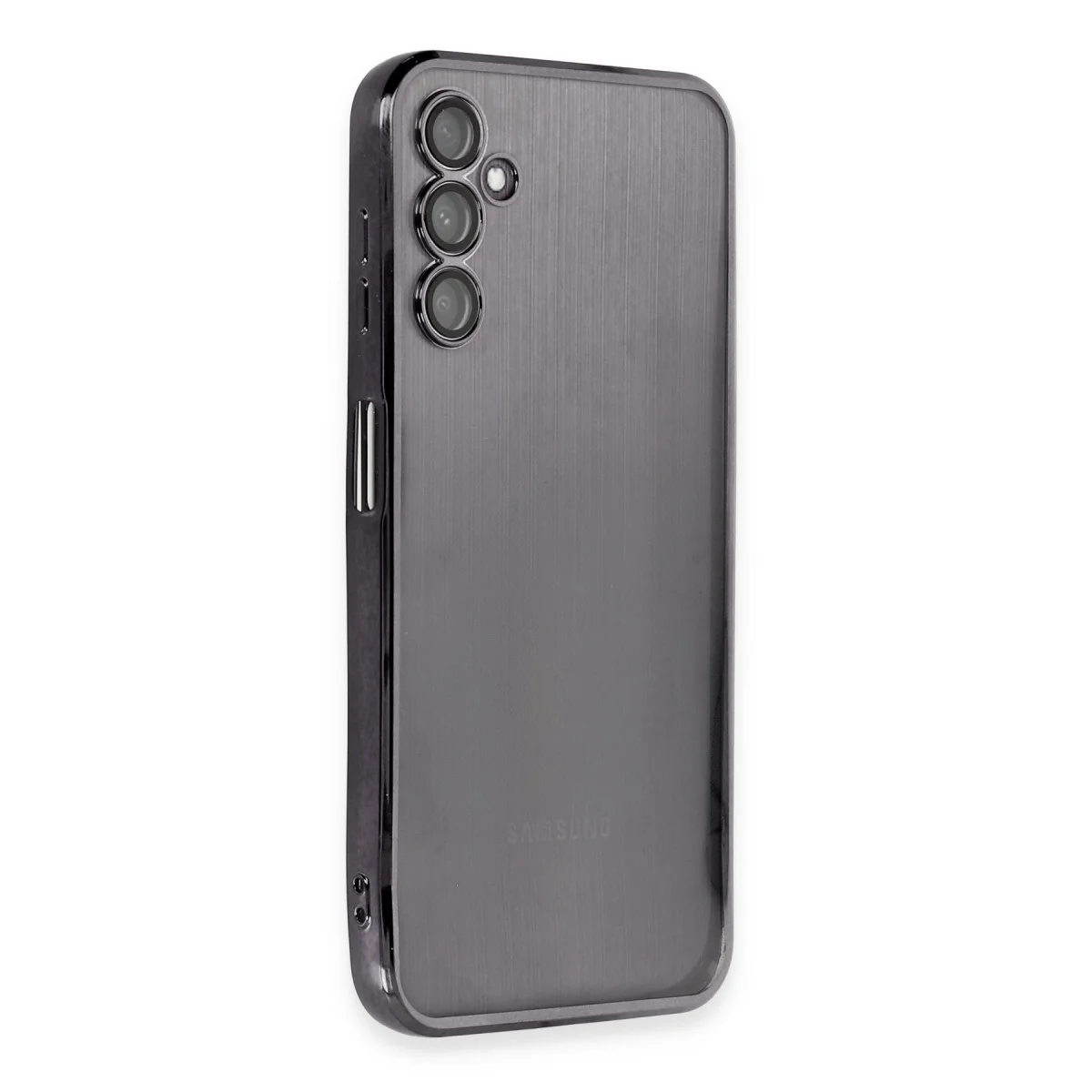 Galaxy A14 4G Kılıf Razer Lensli Silikon - Siyah