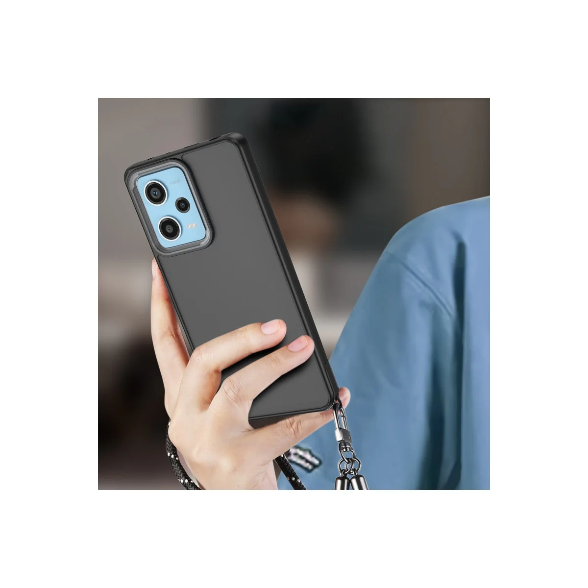Redmi Note 12 4G Kılıf Elegant Kapak - Siyah