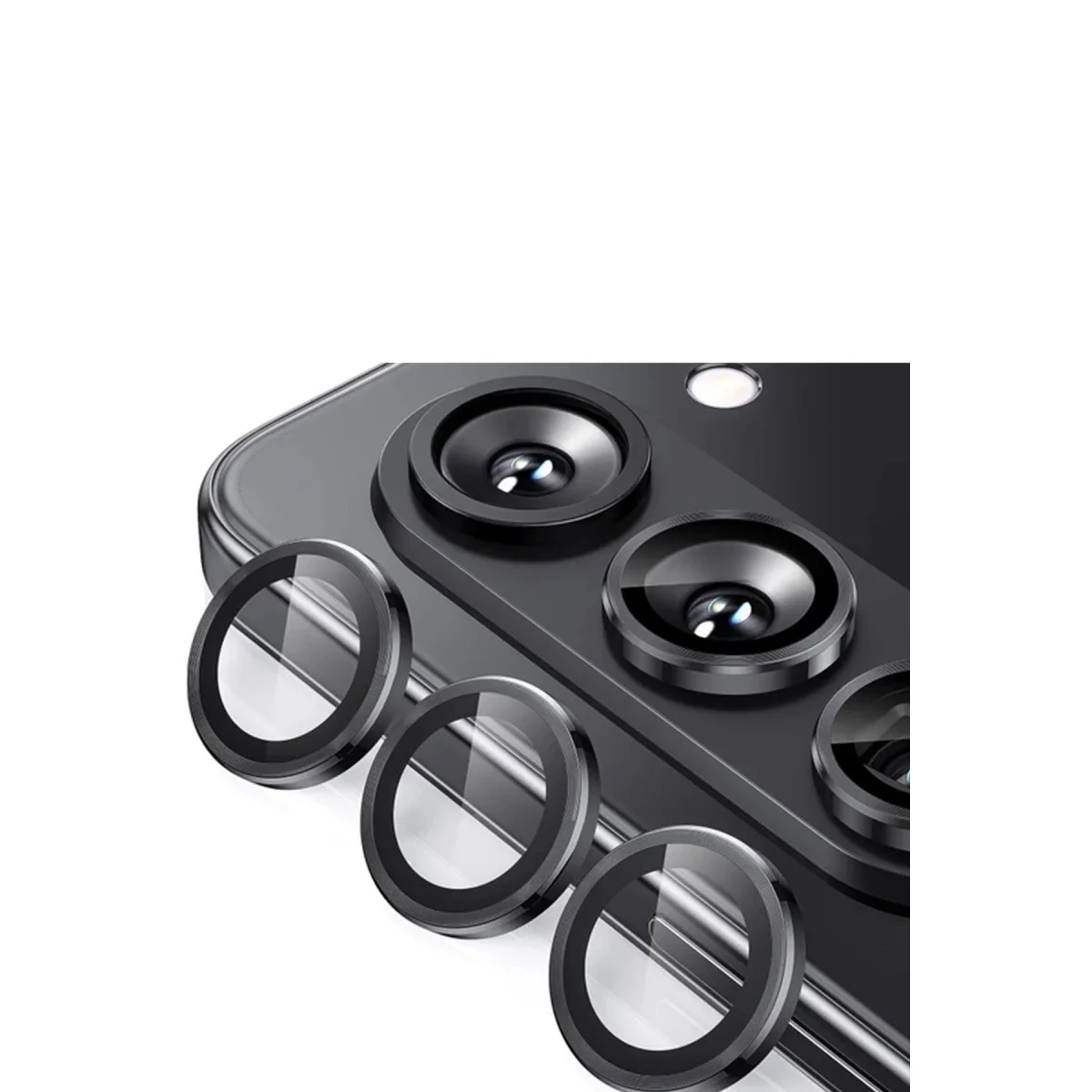 Galaxy Z Fold 5 Valdez Metal Kamera Lens - Siyah