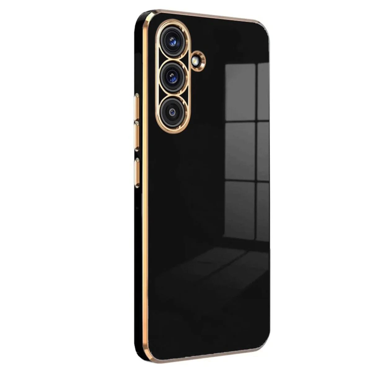 Galaxy S25 Kılıf Volet Silikon - Siyah