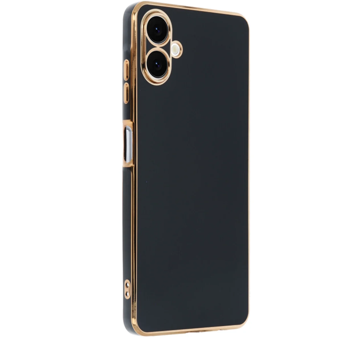 Galaxy A06 Kılıf Volet Silikon - Siyah