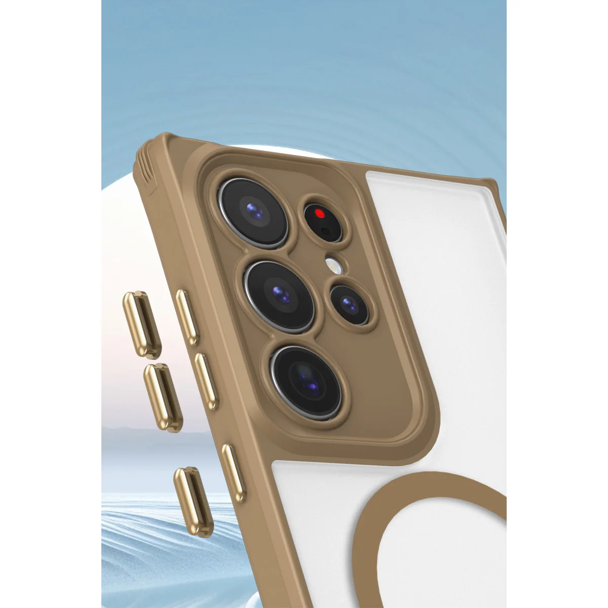 Galaxy S23 Ultra Kılıf Enka Magsafe Silikon Kılıf - Siyah