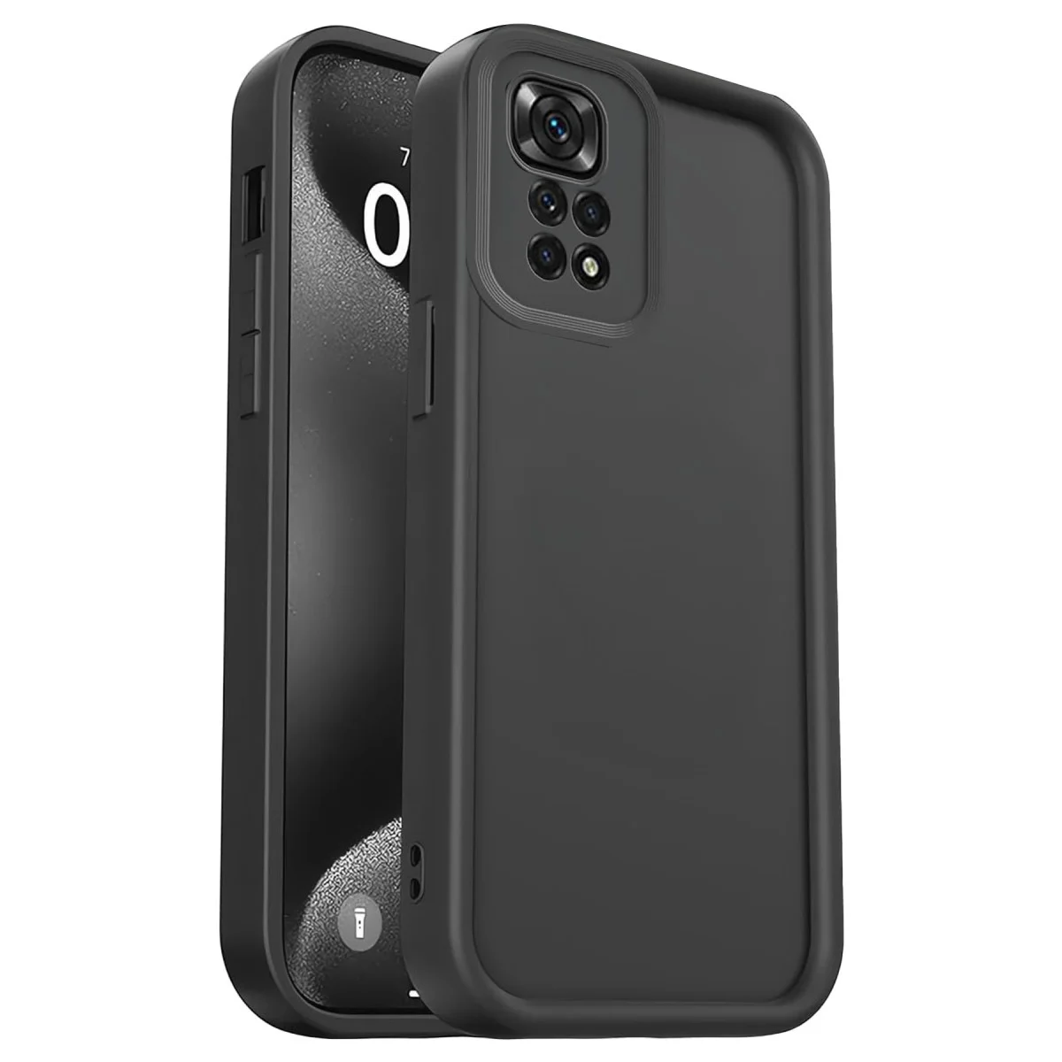 Redmi 10 2022 Kılıf Viera Silikon - Siyah