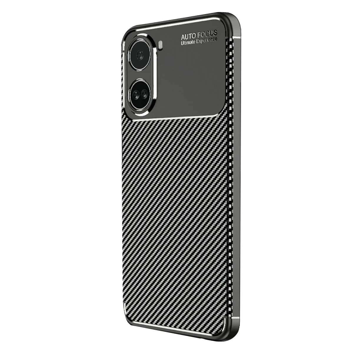 Poco X7 Pro Kılıf Auto Focus Karbon Kapak - Siyah