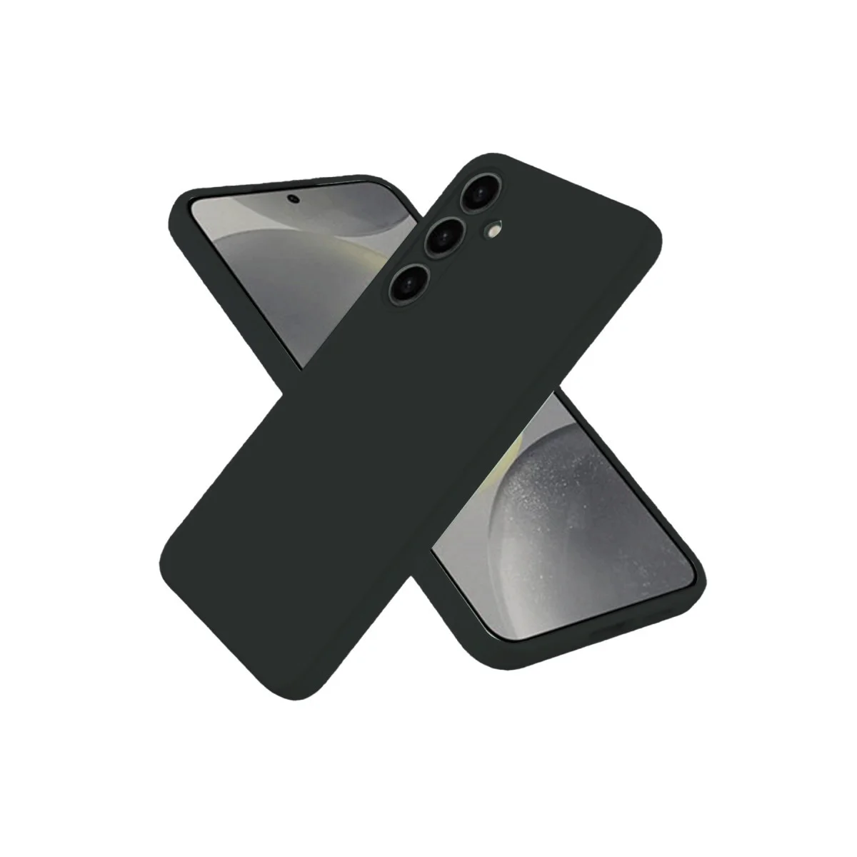 Galaxy S25 Kılıf Nano içi Kadife Silikon - Siyah