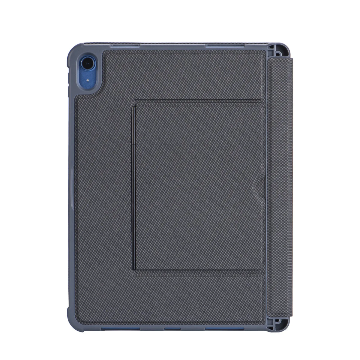 T5508D iPad 2022 10.9 (10.Nesil) Kılıf Palermo Ledli Klavyeli Standlı Tablet Kılıfı - Siyah