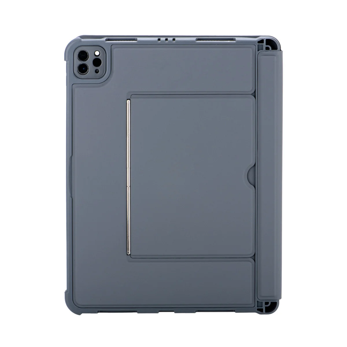 T5510D iPad Pro 13 (2024) Kılıf Palermo Ledli Klavyeli Standlı Tablet Kılıfı - Siyah