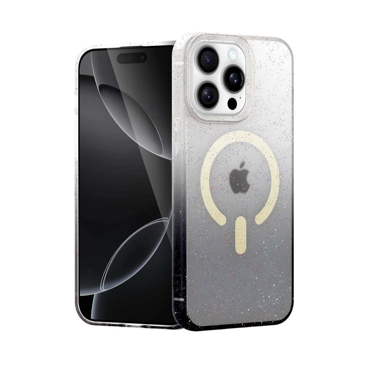 iPhone 14 Pro Max Pummel Shiny Magsafe Kapak - Siyah