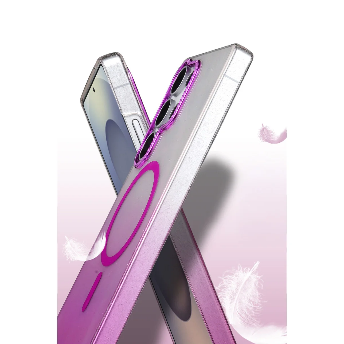 Galaxy S23 Ultra Glossy Magsafe Kapak - Siyah