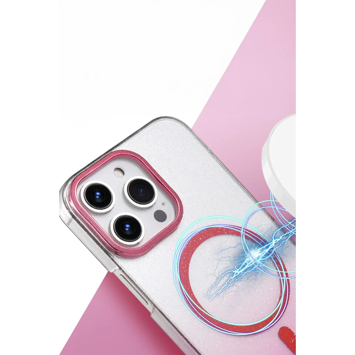 iPhone 16 Pro Glossy Magsafe Kapak - Siyah