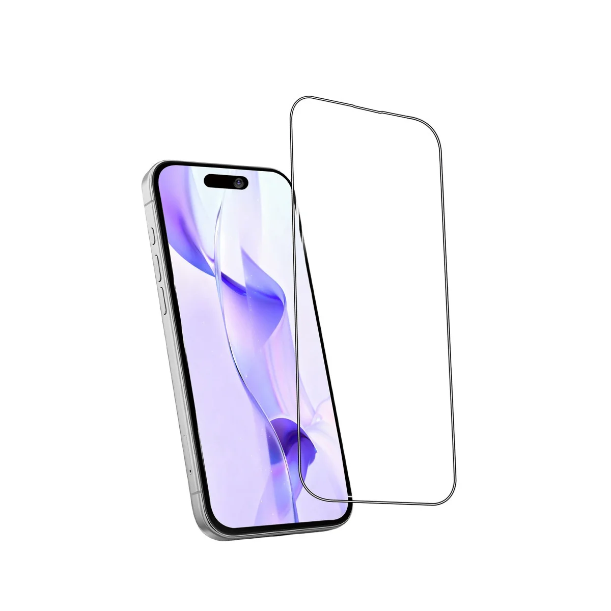 iPhone 16 Bilvis 5in1 3D Magic Cam Ekran Koruyucu - Siyah