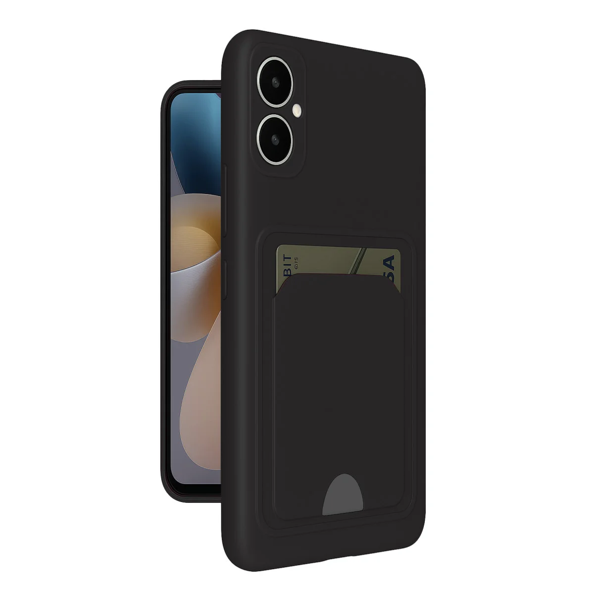 Galaxy A05 Kelvin Kartvizitli Silikon - Siyah