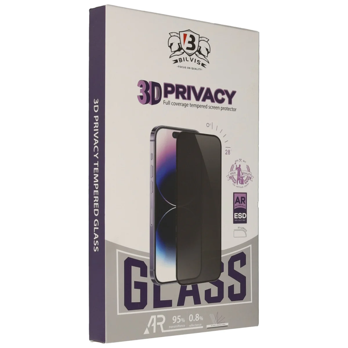 iPhone 17 Air Bilvis 3D Hayalet Cam Ekran Koruyucu