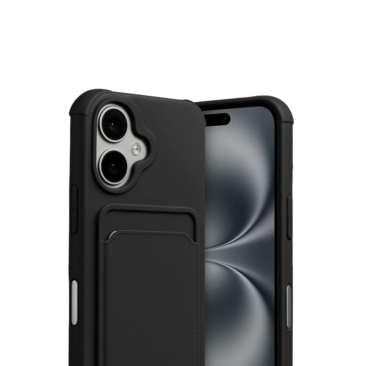 iPhone 17 Kelvin Kartvizitli Silikon - Siyah