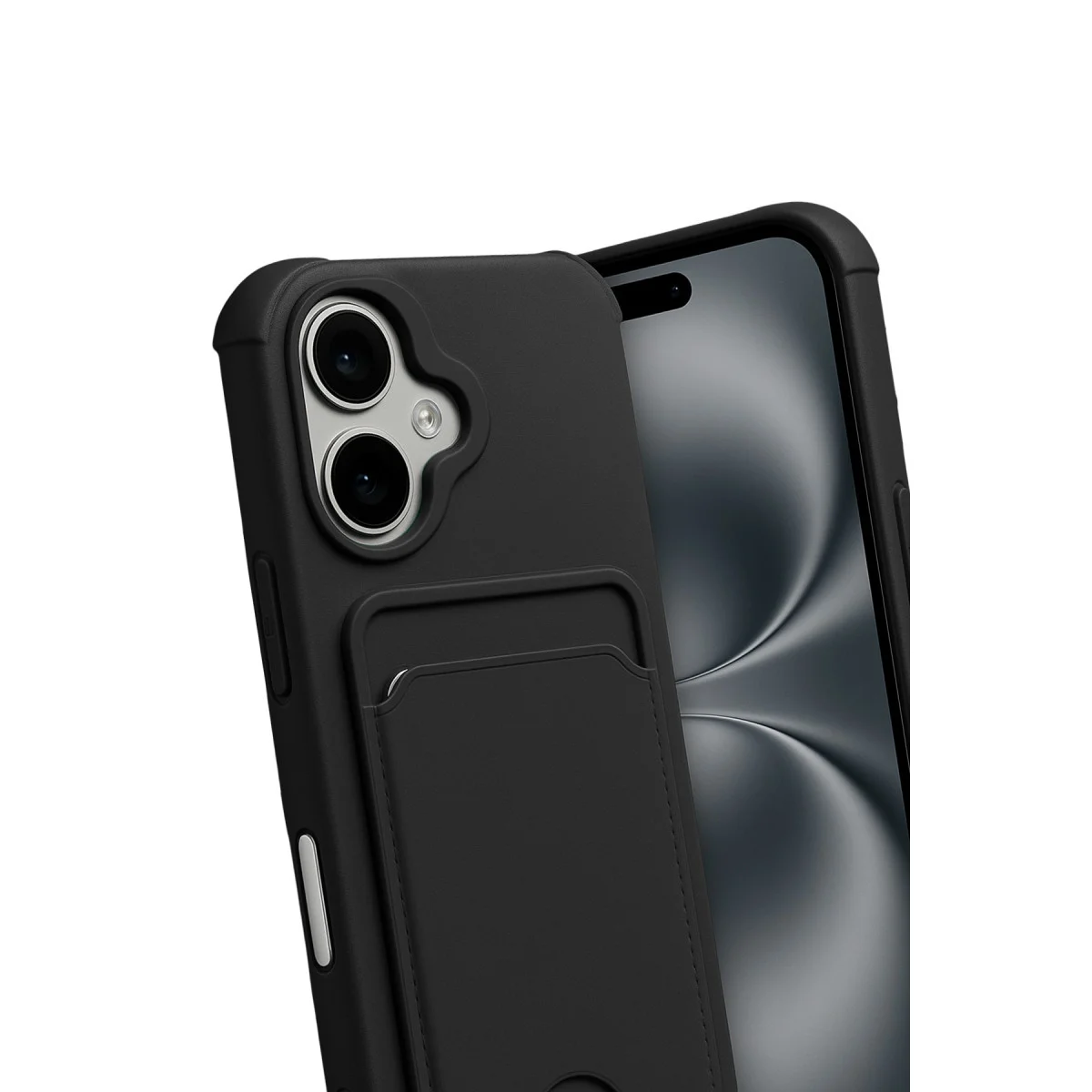 iPhone 17 Kelvin Kartvizitli Silikon - Siyah
