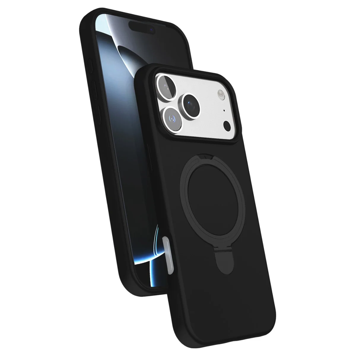 iPhone 17 Pro Max Regal Magsafe Standlı Kapak - Siyah