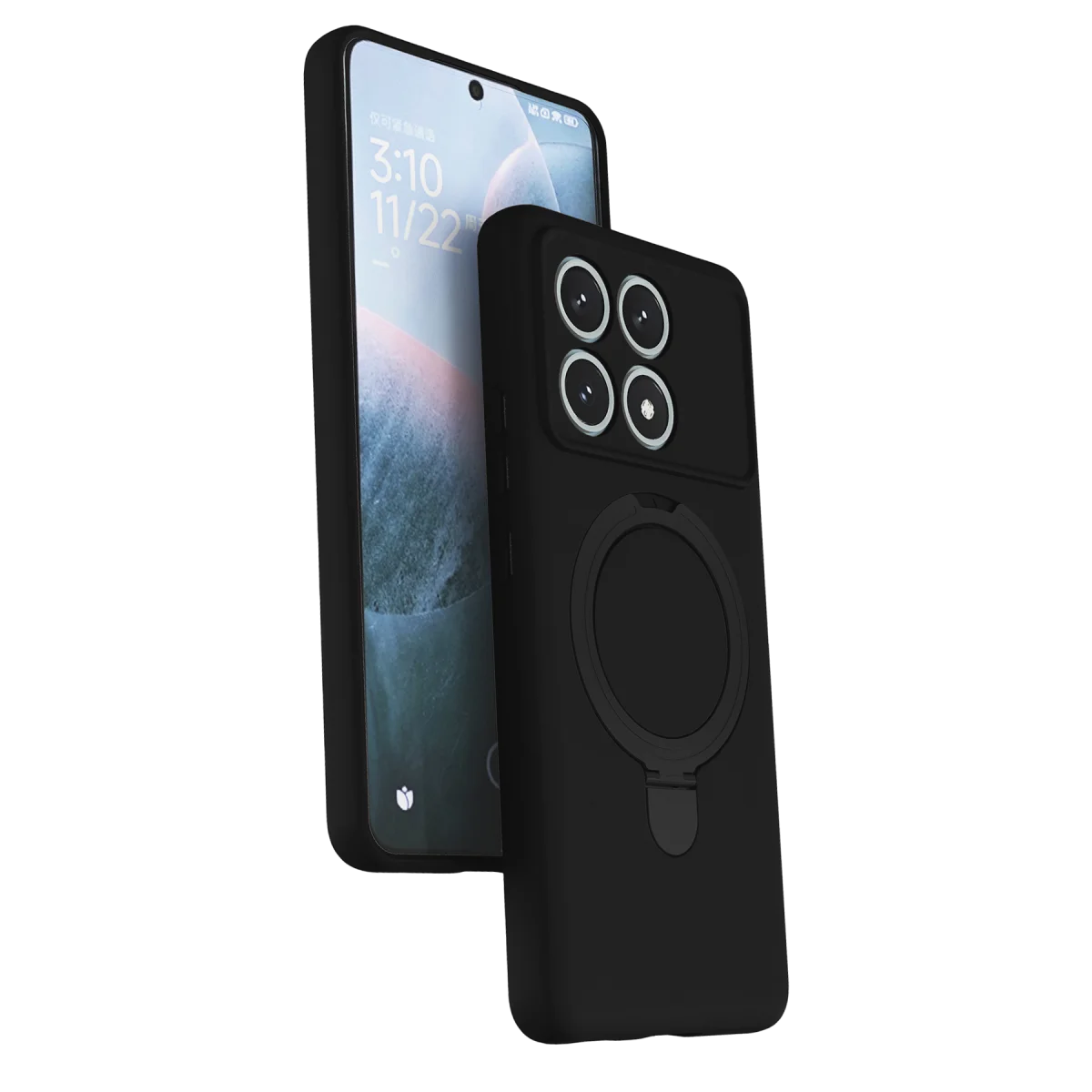 Poco X6 Pro Regal Magsafe Standlı Kapak - Siyah