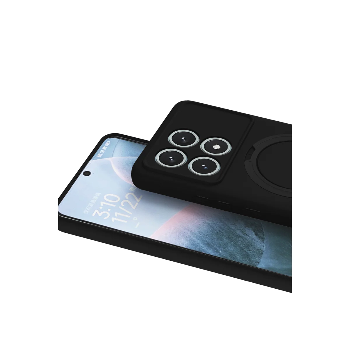 Poco X6 Pro Regal Magsafe Standlı Kapak - Siyah