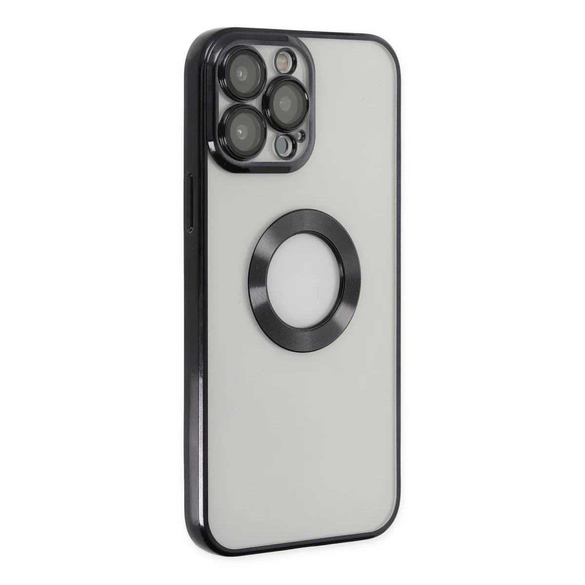 iPhone 13 Pro Kılıf Slot Silikon - Siyah