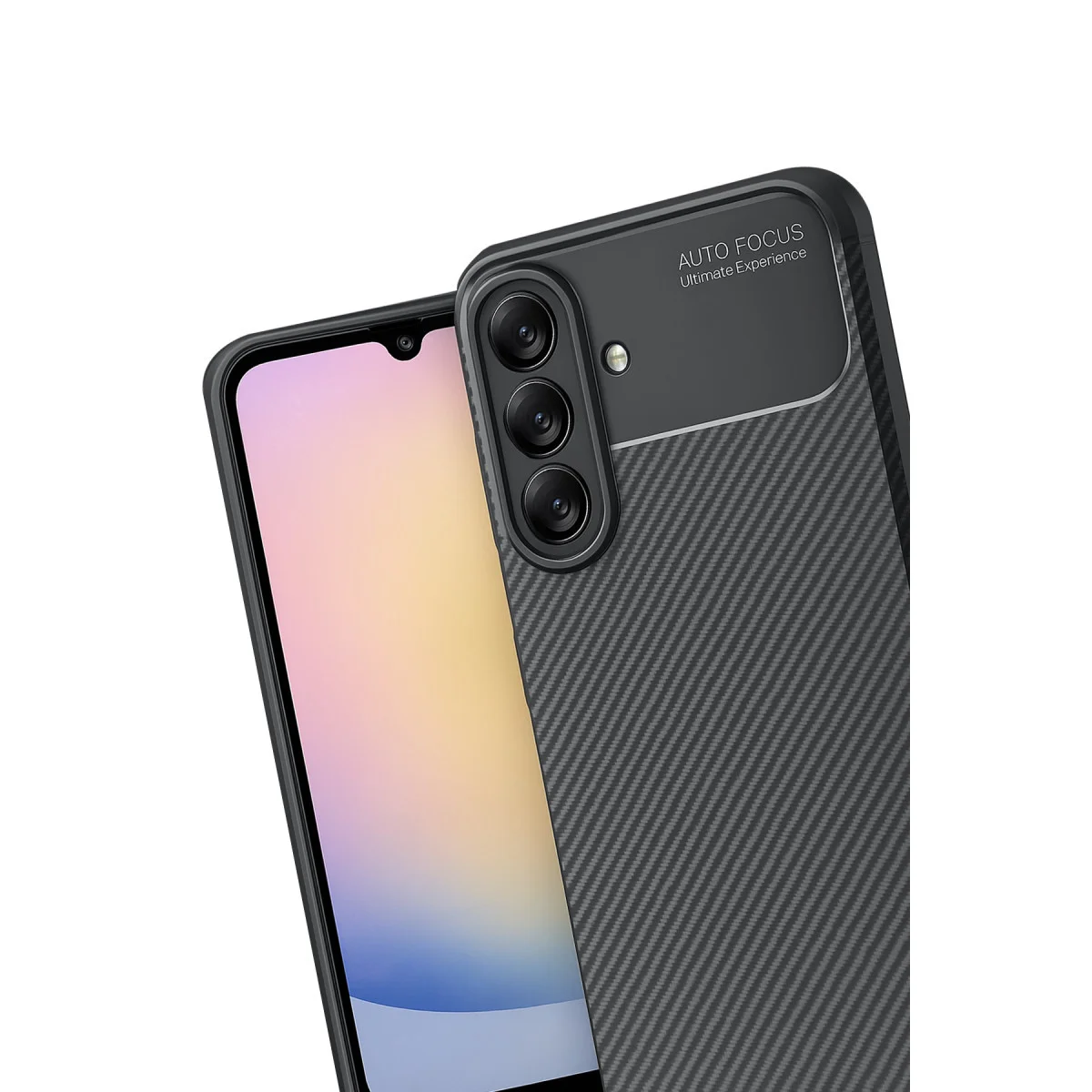 Galaxy A17 5G Auto Focus Karbon Kapak - Siyah