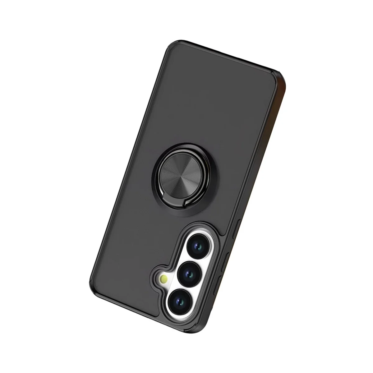 Galaxy S26 Plus Montreal Yüzüklü Silikon Kapak - Siyah