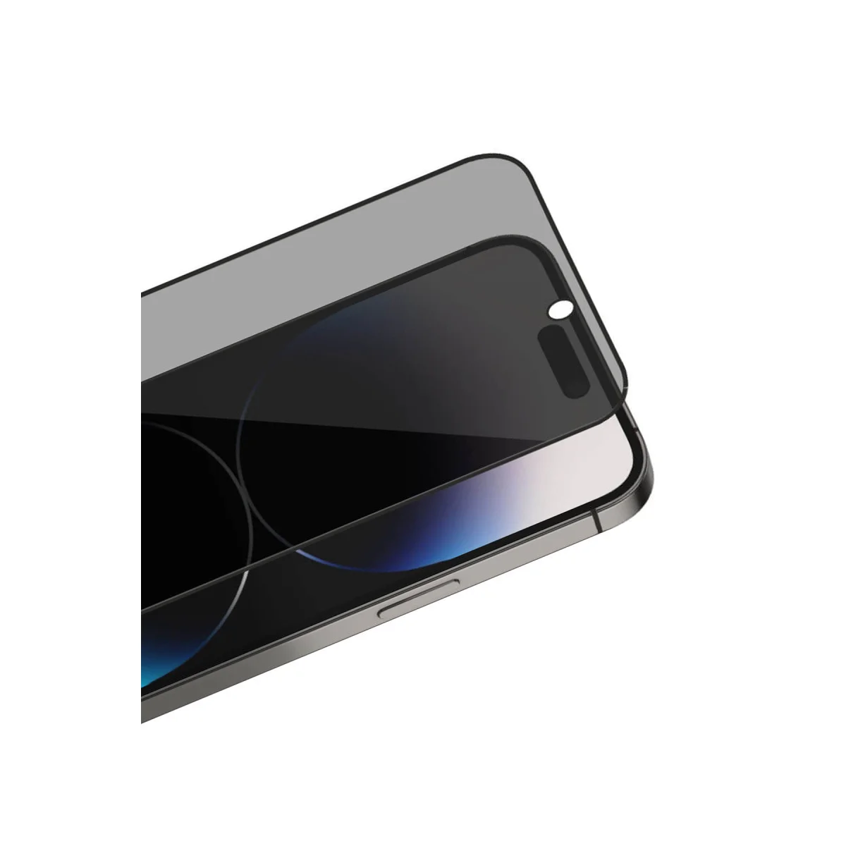 iPhone 16 Pro Max Bilvis 3X AR Hayalet Cam Ekran Koruyucu - Siyah