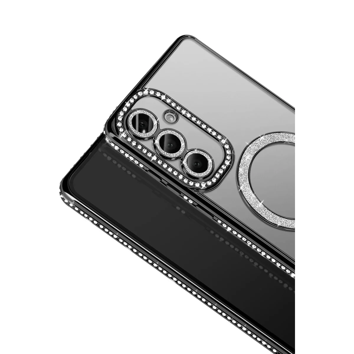 Galaxy A57 5G Joke Simli Magneticsafe Kılıf - Siyah