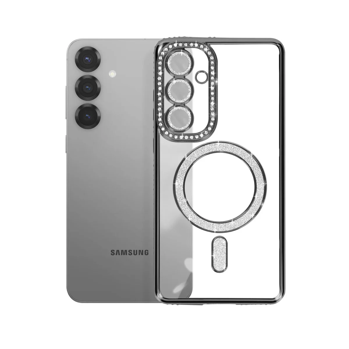 Galaxy A57 5G Joke Simli Magneticsafe Kılıf - Siyah