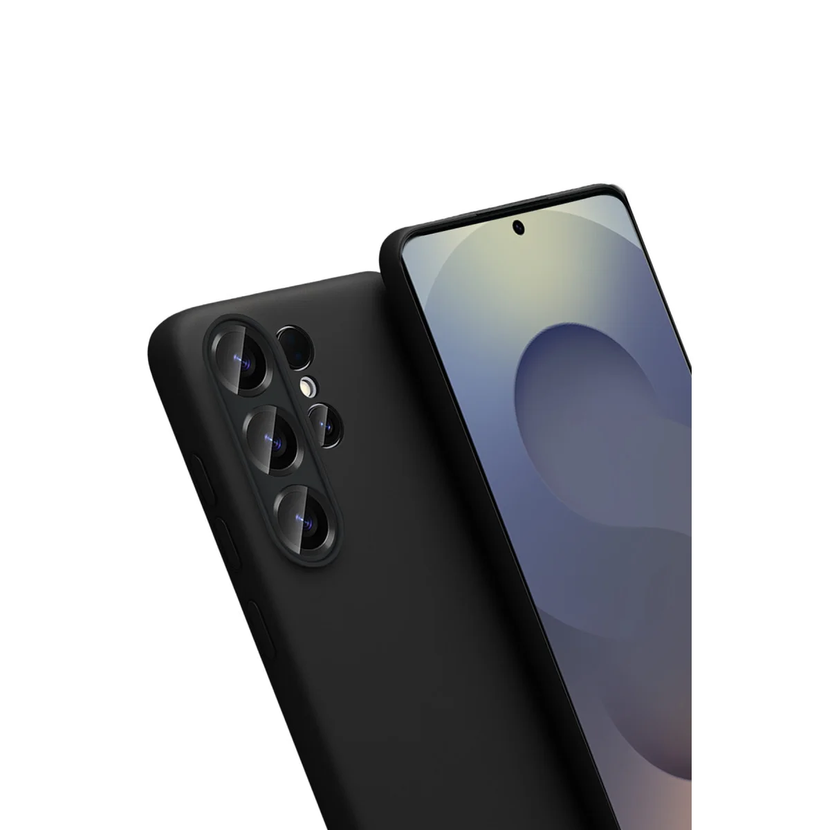Galaxy S26 Ultra Nano içi Kadife Silikon - Siyah