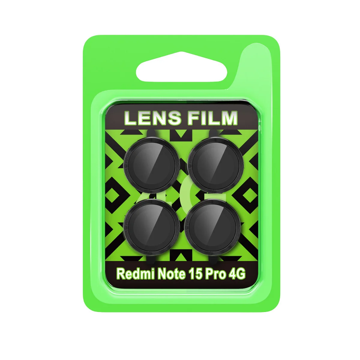 Redmi Note 15 Pro 4G Raze Metal Kamera Lens - Siyah