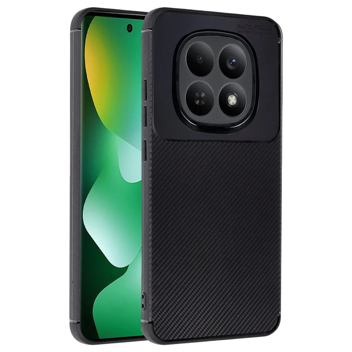 Redmi Note 15 4G Auto Focus Karbon Kapak - Siyah
