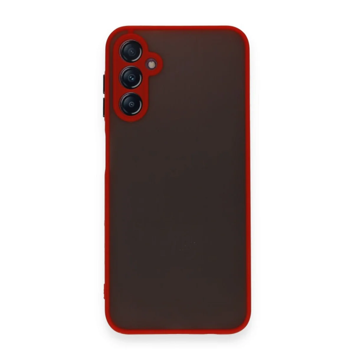 Galaxy A25 5G Kılıf Montreal Silikon Kapak - Kırmızı