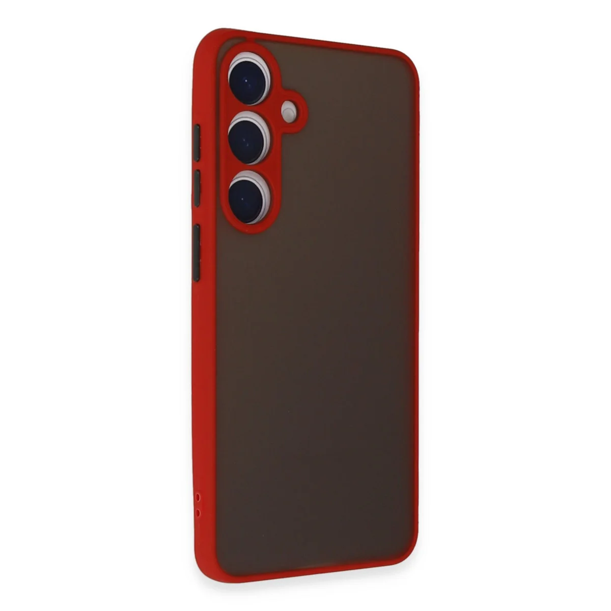 Galaxy S24 Kılıf Montreal Silikon Kapak - Kırmızı