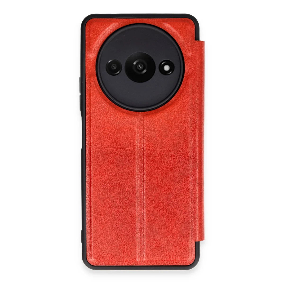 Redmi A3 4G Kılıf Flip Cover - Kırmızı