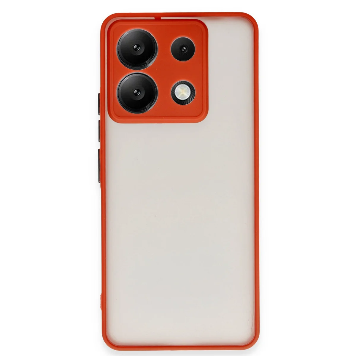Redmi Note 13 5G Kılıf Montreal Silikon Kapak - Kırmızı