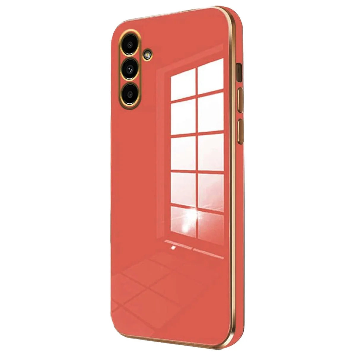 Galaxy M15 Kılıf Volet Silikon - Kırmızı