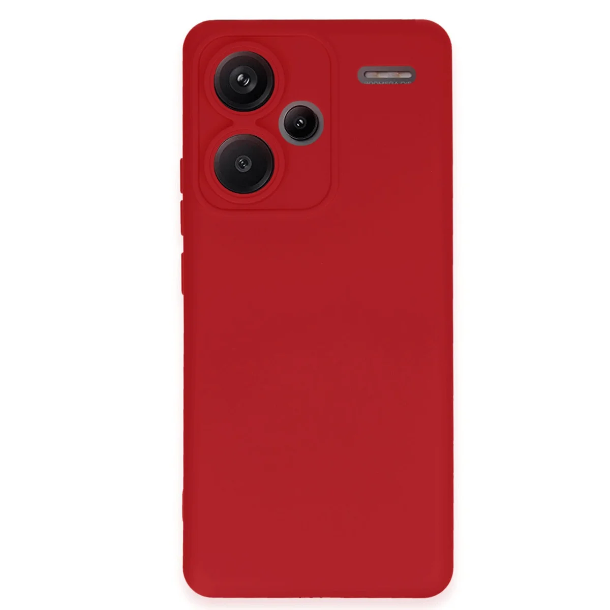 Redmi Note 13 Pro Plus Kılıf Nano içi Kadife Silikon - Kırmızı